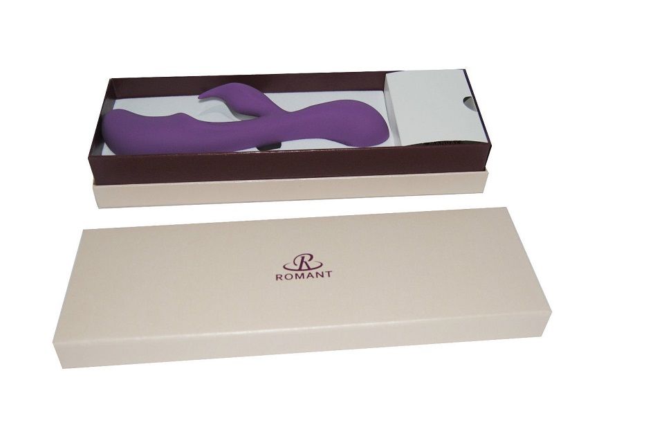 The Aura Rose Rabbit and G-Spot personal massager provides f... RM - Aura Voice-Controlled Rabbit - Purple photo-3