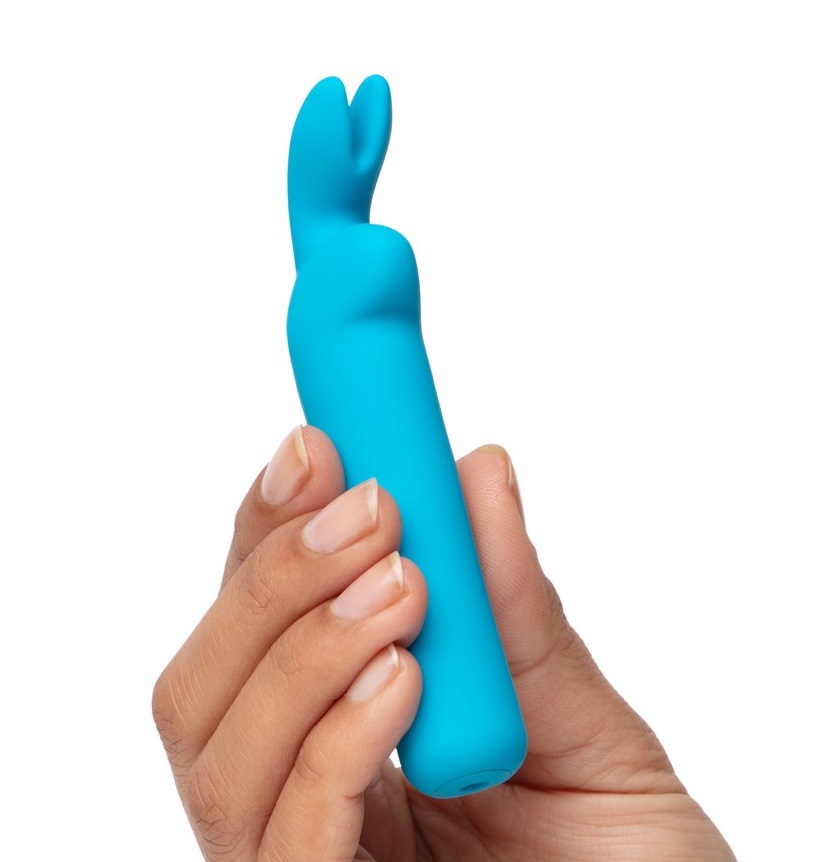 Small enough to slip in your pocket but strong enough to pro... Happy Rabbit - Ears Vibro Bullet - Blue photo-2