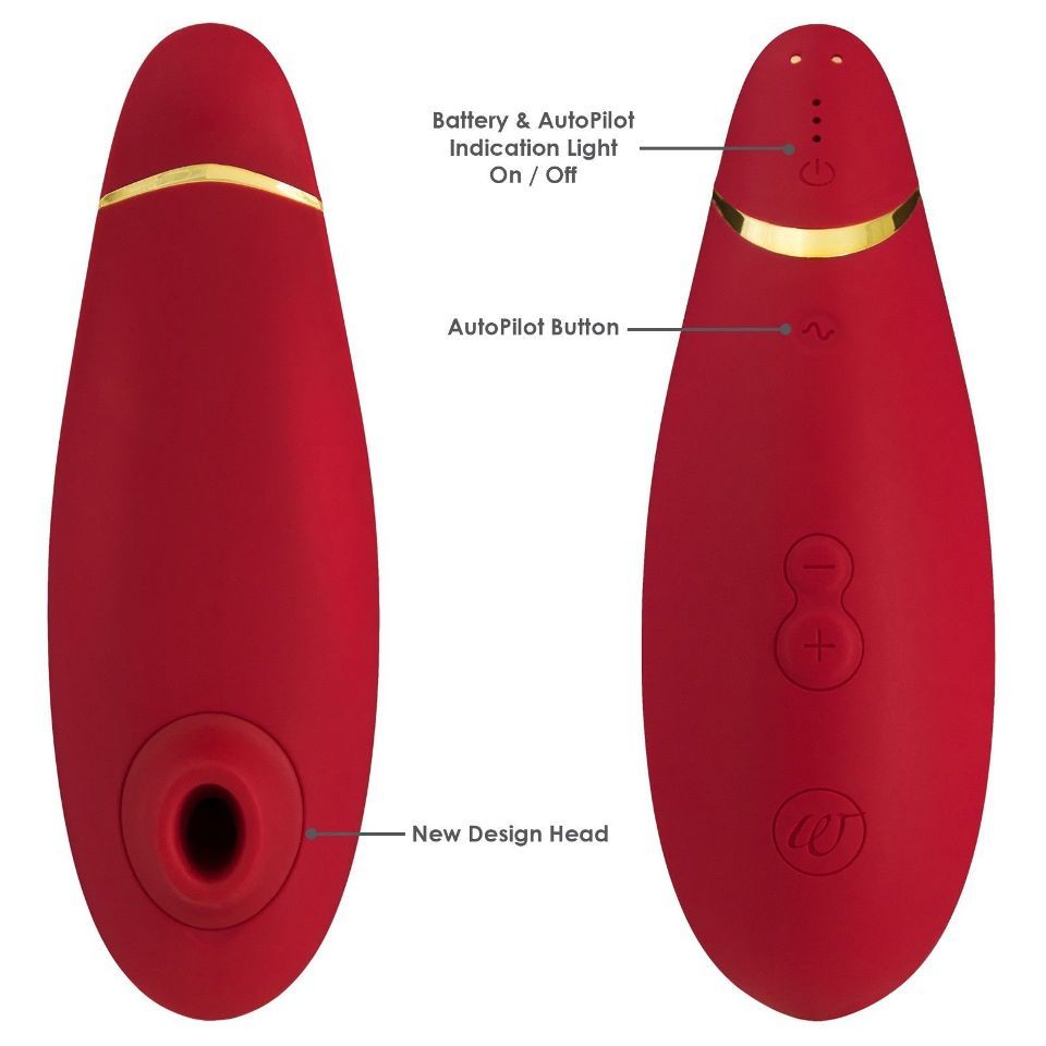 The Womanizer Premium – with the patented Pleasure Air Techn... Womanizer - Premium Massager - Red photo-7