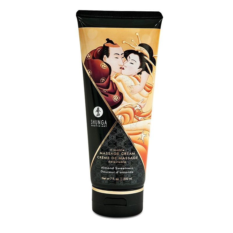 Exquisite taste
Silky smooth, edible and moisturizing
Slid... Shunga - Kissable Massage Cream 200ml - Almond Sweetness photo