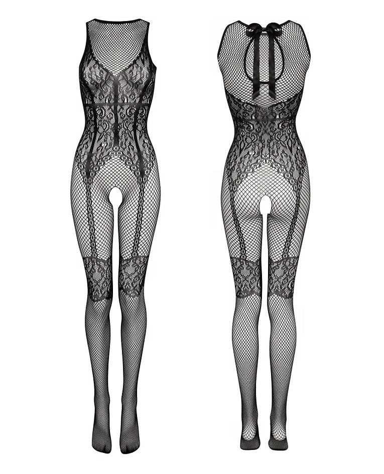Fifty Shades of Grey - Captivate Crotchless Bodystocking - Black photo-4