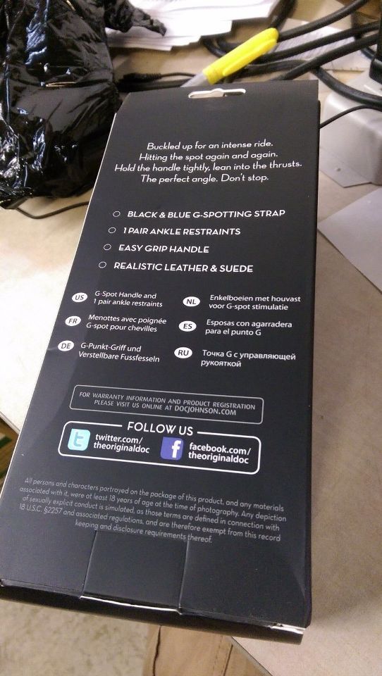 Doc Johnson - JD Black & Blue - G Spot Handle photo-6