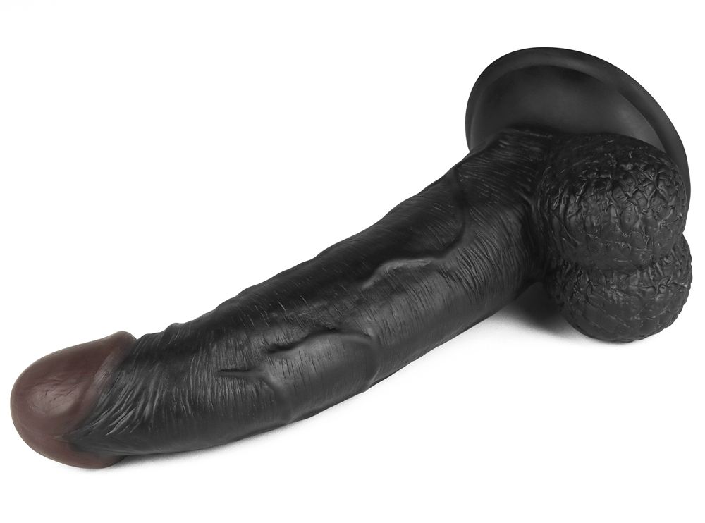 Built to deliver the most lifelike satisfaction, the Soft st... Lovetoy - Easy Strapon Set w Balls 8.5'' - Black photo-11