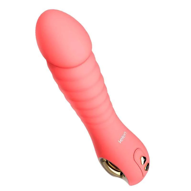 Leten - Thrusting Vibrator w Massager - Pink photo-3