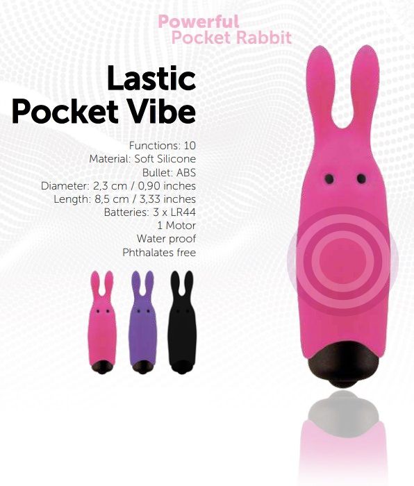 Take your new mini vibe wherever you go for on the spot plea... Adrien Lastic - Lastic pocket vibe - Pink photo-5