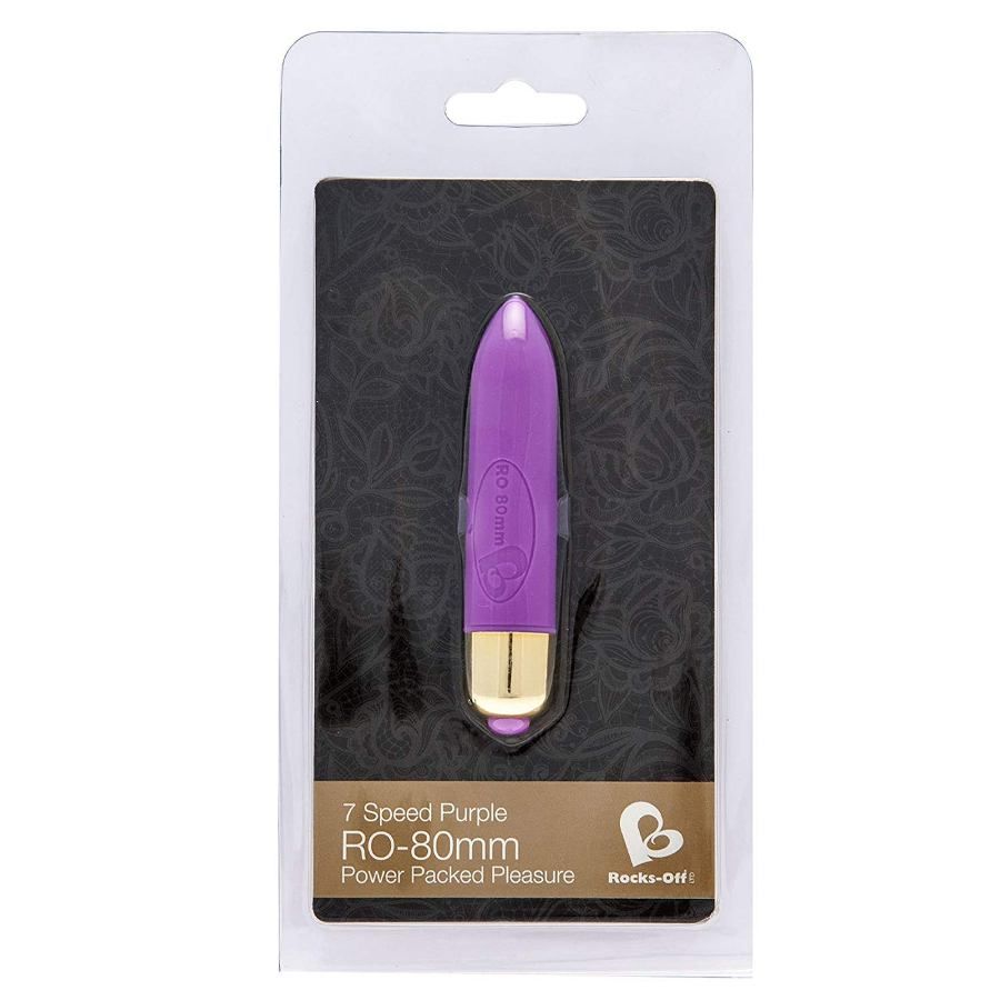 Delight your senses with body shaking orgasms from the RO-80... Rocks-off - Carded 7 Speed Ro 80 mm - Purple photo-5