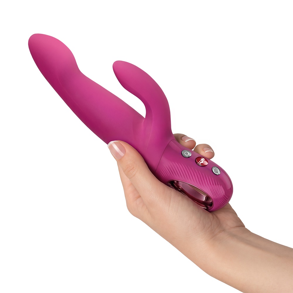 Fun Factory - Bi Stronic Immerse 抽插式脈衝兔仔震動器 - 紫紅色 照片-3