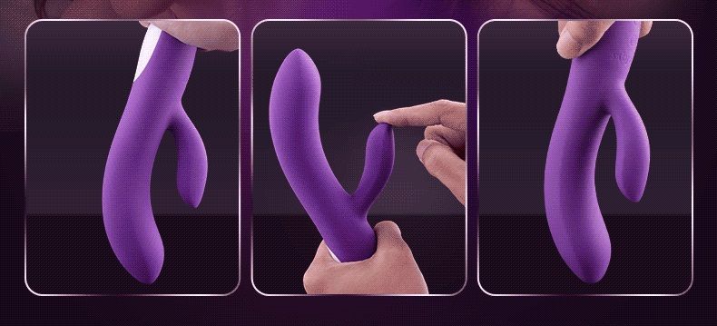 Snow Rabbit combines clitoral stimulation with arousing vibr... MyToys - Snow Rabbit Vibrator- Purple photo-7