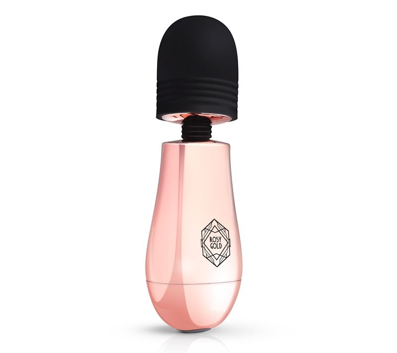 If a wand massager is too large and intense for you, then th... Rosy Gold - Nouveau Mini Massager - Pink photo-3