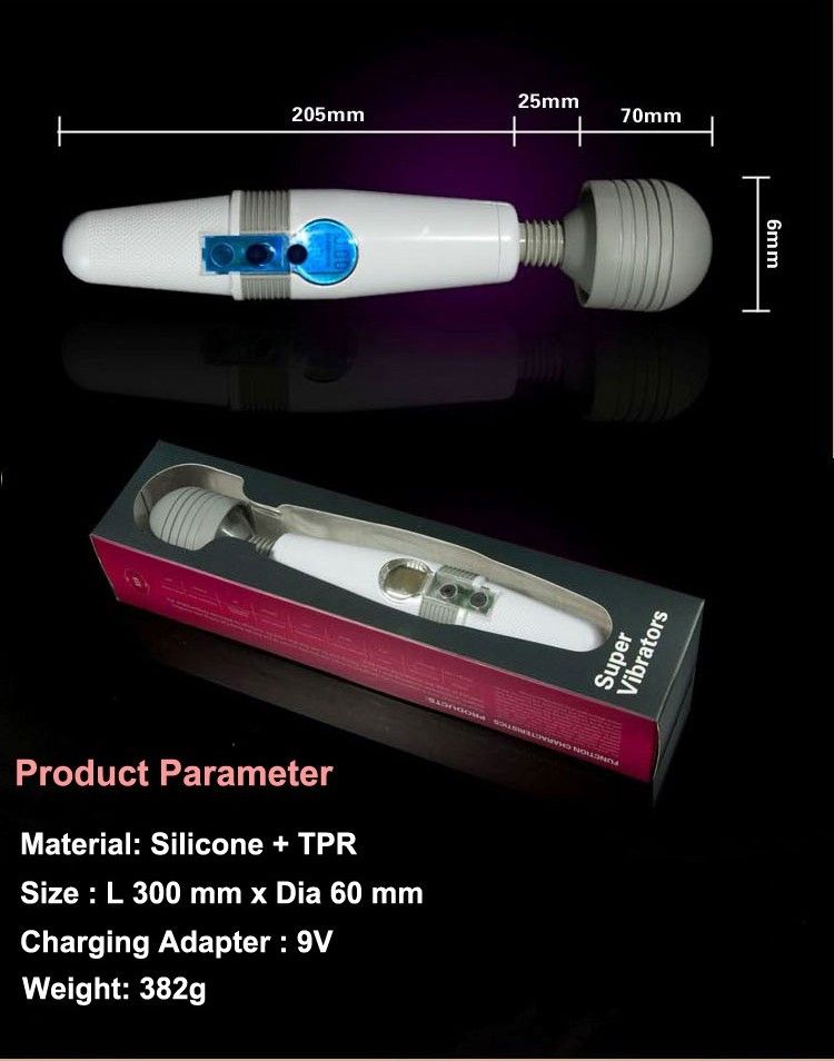 The massage head can be used as high strength twist
Super mu... Luoge - Super Digital Multi Speed Massager photo-7