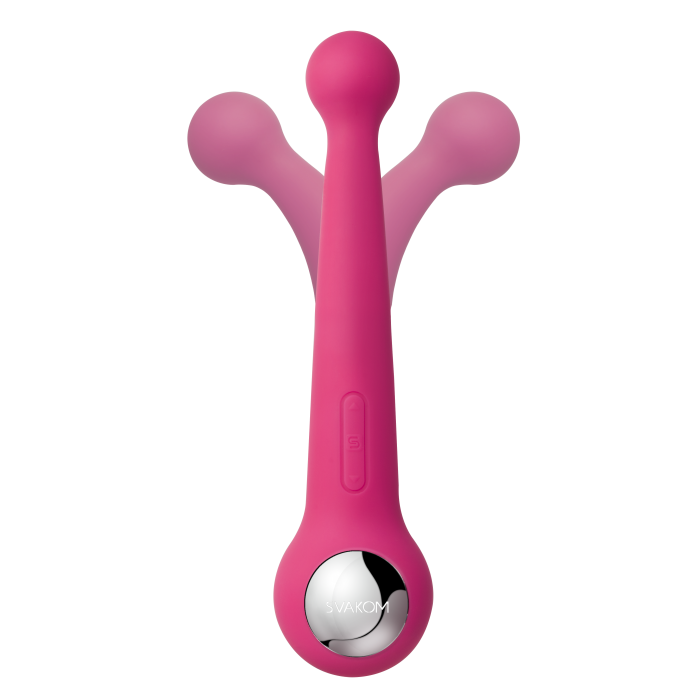 With its versatile function and elegant shape, Bonnie will d... SVAKOM - Bonnie - Plum Red photo-3