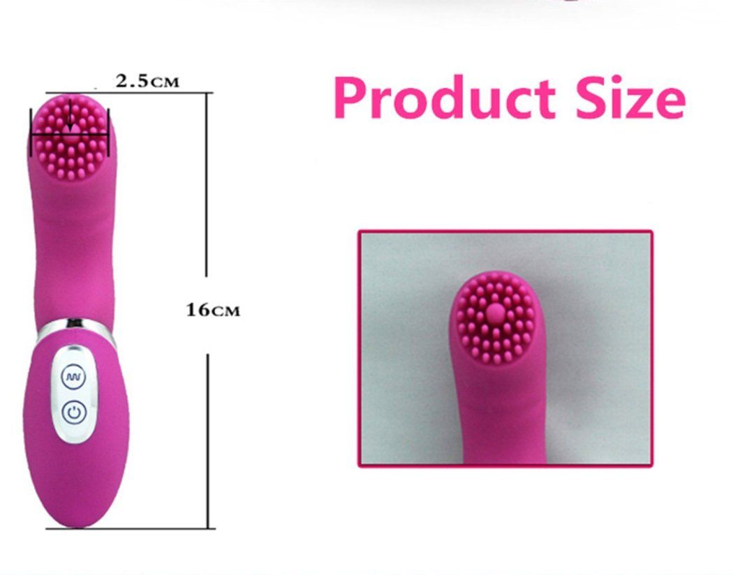 7 Functions.
Unique Texture.
Flexible Head.
Designed just... Aphrodisia - Desire Vibe - Massager - Pink photo-11