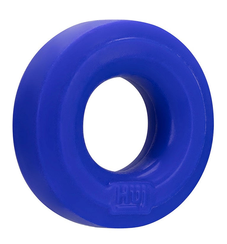 HUJ c-ring, a grippy ring you will want to use and use often... Hunkyjunk - Huj Cock Ring - Blue photo-3