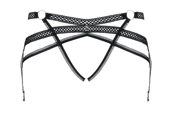 One of the hottest garter belts from Obsessive? It’s right h... Obsessive - Darkie Garter Belt - Black - L/XL photo-7