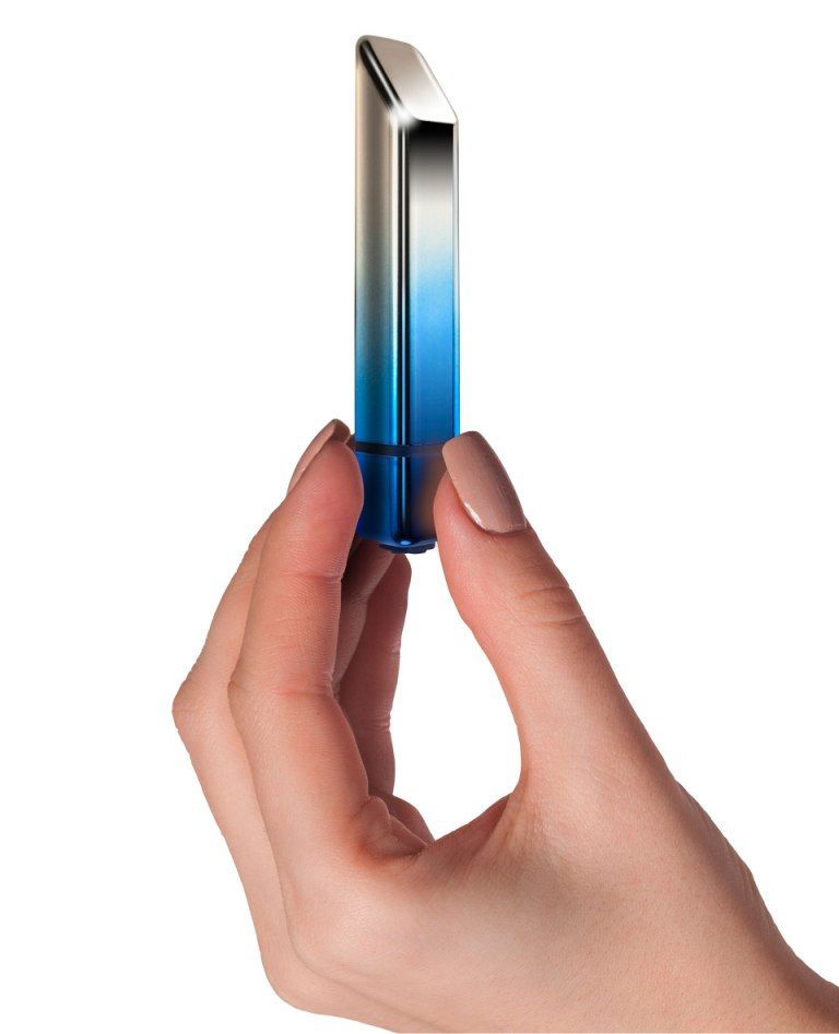Ice, Ice baby! Pleasure your erogenous zones with the silken... Rocks-off - Bamboo Ice Bullet - Blue photo-2
