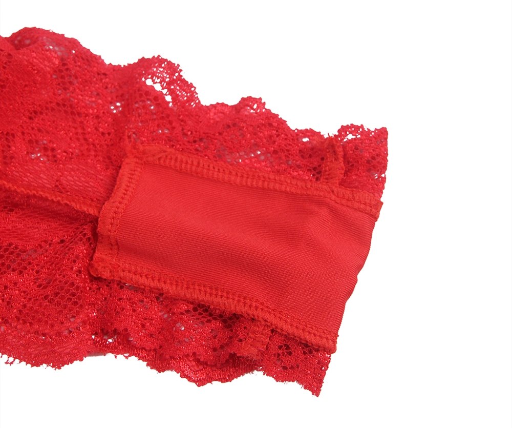 Sexy Red Christmas Type Lace Halter Teddy
Material &nb... Ohyeah - Christmas Halter Teddy - Red - M photo-12