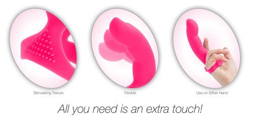 Simple & True - Extra Touch 手指穿戴式假陽具 - 粉紅色 照片