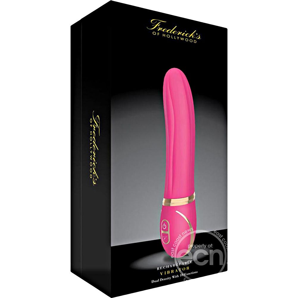 This rechargeable vibrator has a luxurious design and is mad... FOH - 6'' Rechargeable Vibrator - Pink photo-2