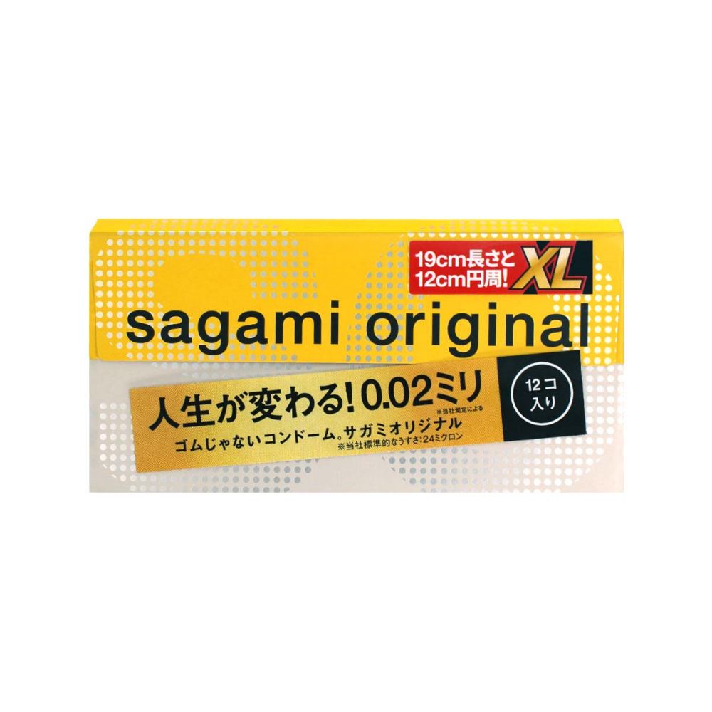 Sagami - Original 0.02 XL-size 12's Pack