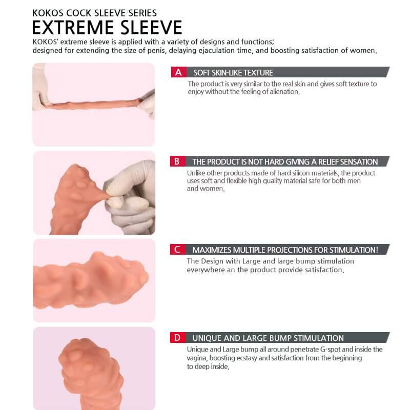 Kokos - Extreme Cock Sleeve 37x125mm photo-5