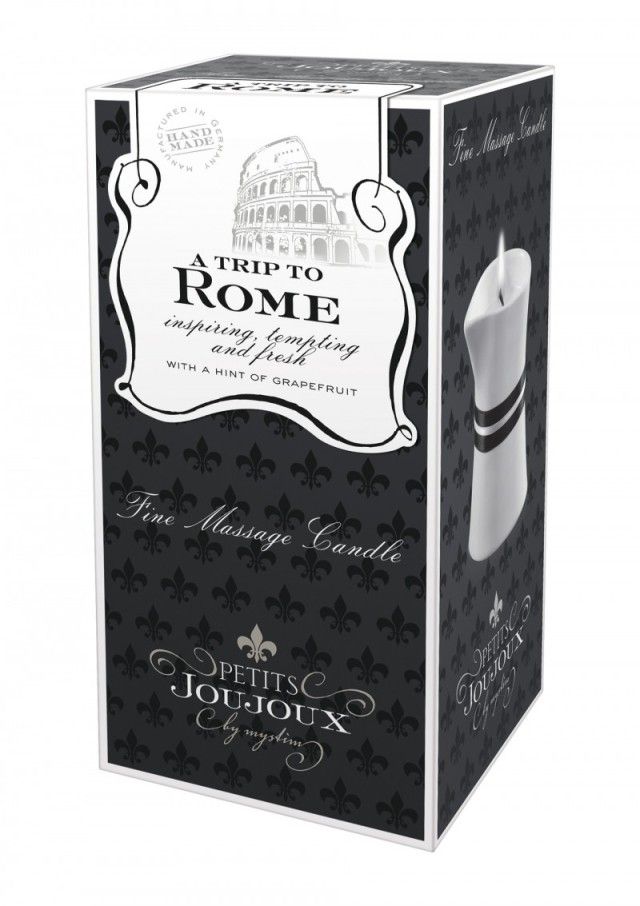 After the fragrant candle has been lid its wax is melting in... Petits Joujoux - Massage Candle Rome Grapefruit - 120g photo-3