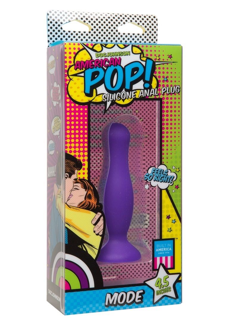 American Pop series from Doc Johnson represents Mode Anal pl... Doc Johnson - 4.5" Mode Anal Plug - Purple photo-2