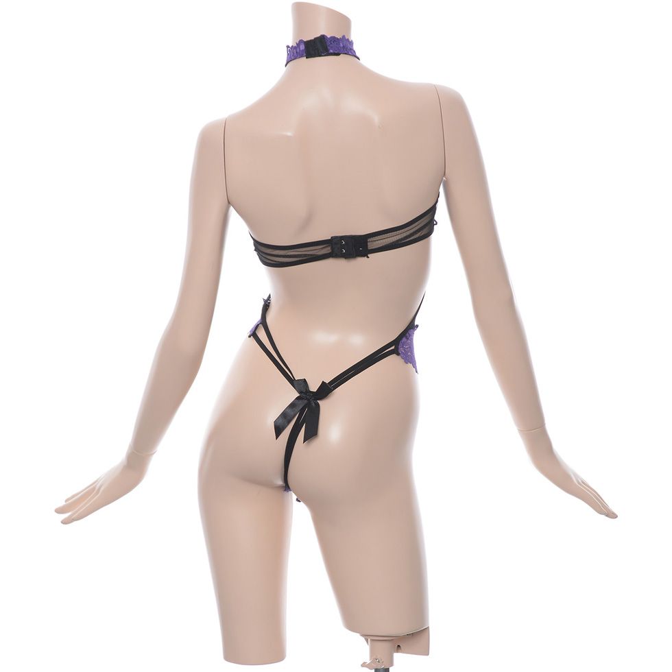 A bold American sleeve and a bold high-leg cut. Besides, see... Costume Garden - GB-247 Mesh Body Suit photo-4