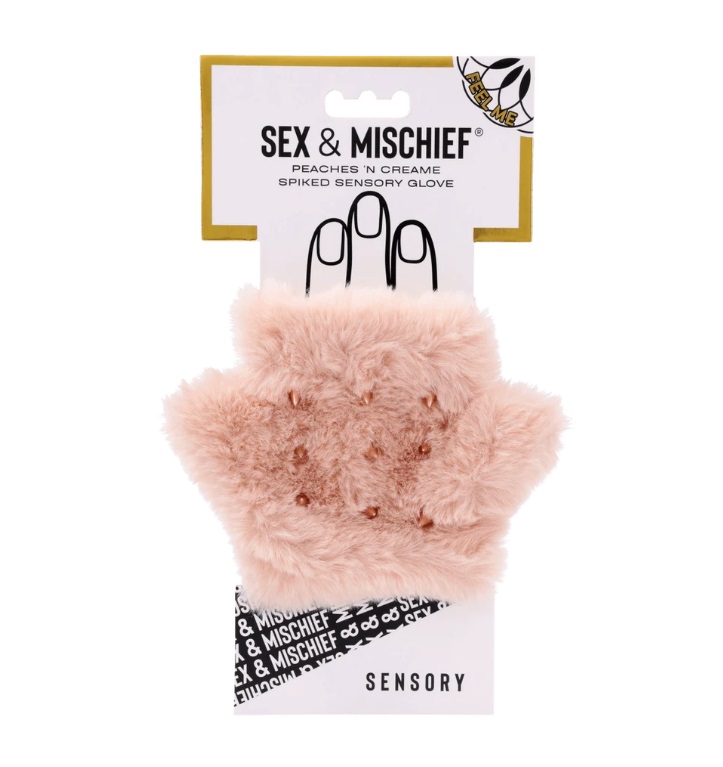 Sex&Mischief - Spiked Sensory Glove - Peache photo-8