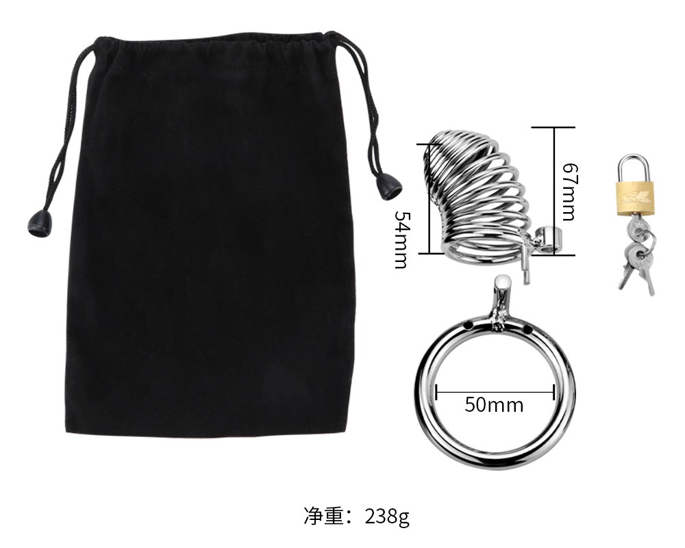 MT - Cock Cage 50mm - Silver photo-8