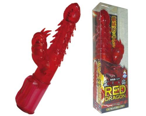 TSC - Red Dragon Rabbit Vibrator photo