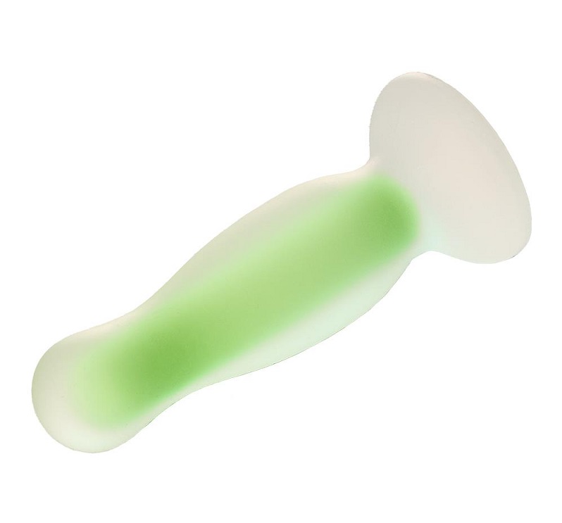 Glow-in-the-dark anal plug from Dream Toys' label Radian... Dreamtoys - Radiant Glow Plug S - Green photo-3