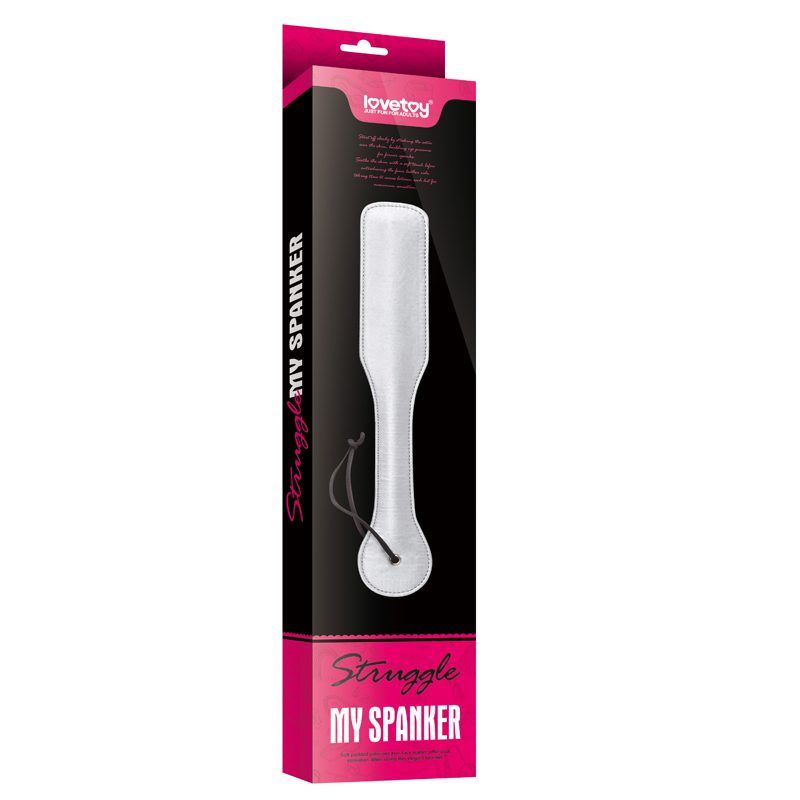 Lovetoy - Struggle My Spanker - Silver/Black photo-7