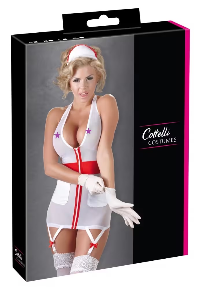 Cottelli - Nurse Costume - White - S photo
