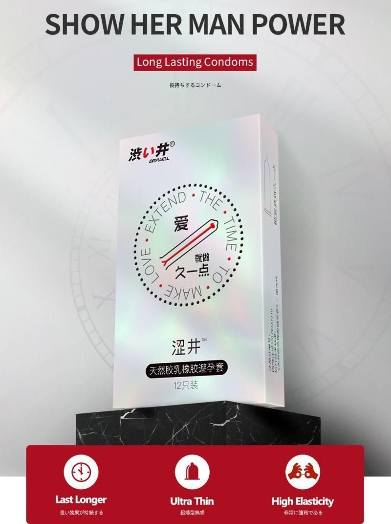 Super long lasting man delay condom with duration lubricant
... Drywell - Love Extend Condoms 12's Pack photo-7