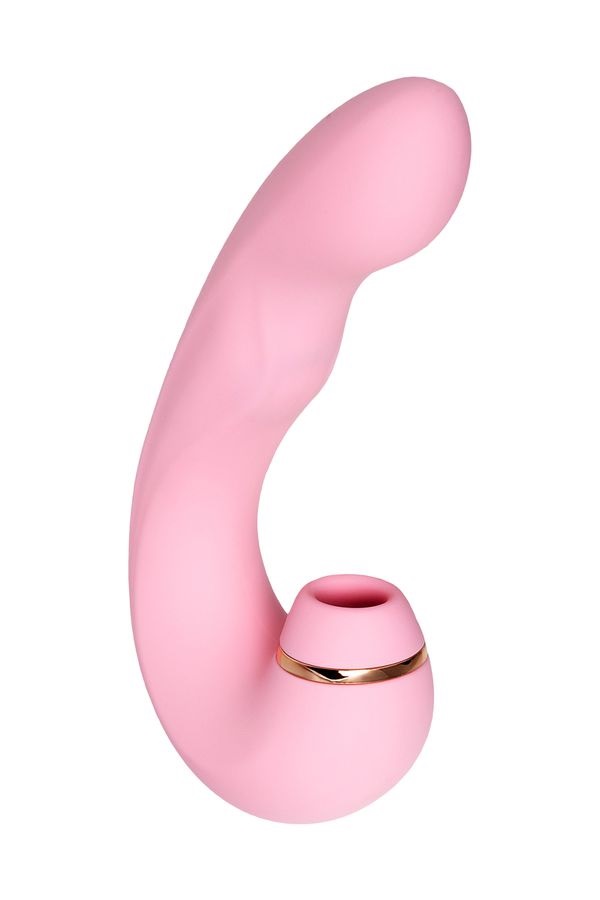 JUNA vibrator with the function of vacuum stimulation of the... JOS - Juna Vibrator - Pink photo-4