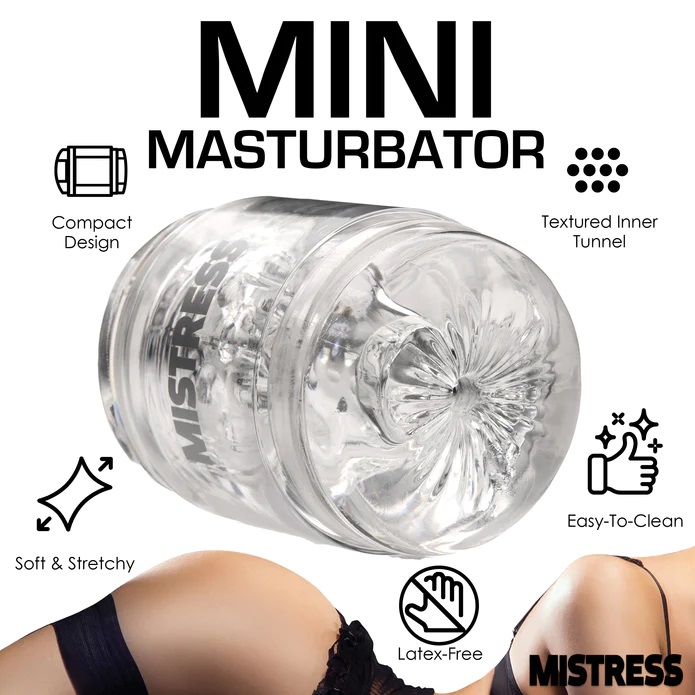 Want something a little different? This Mistress Double Shot... Mistress - Double Shot Pussy And Ass Stroker - Clear photo-6