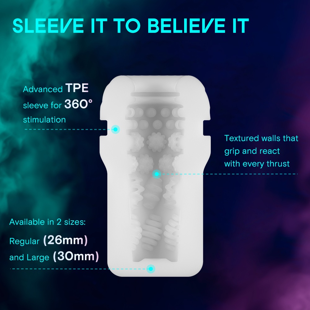 KAOTIK - The Shockwave 抽插式智能飞机杯 - 黑色 照片-16