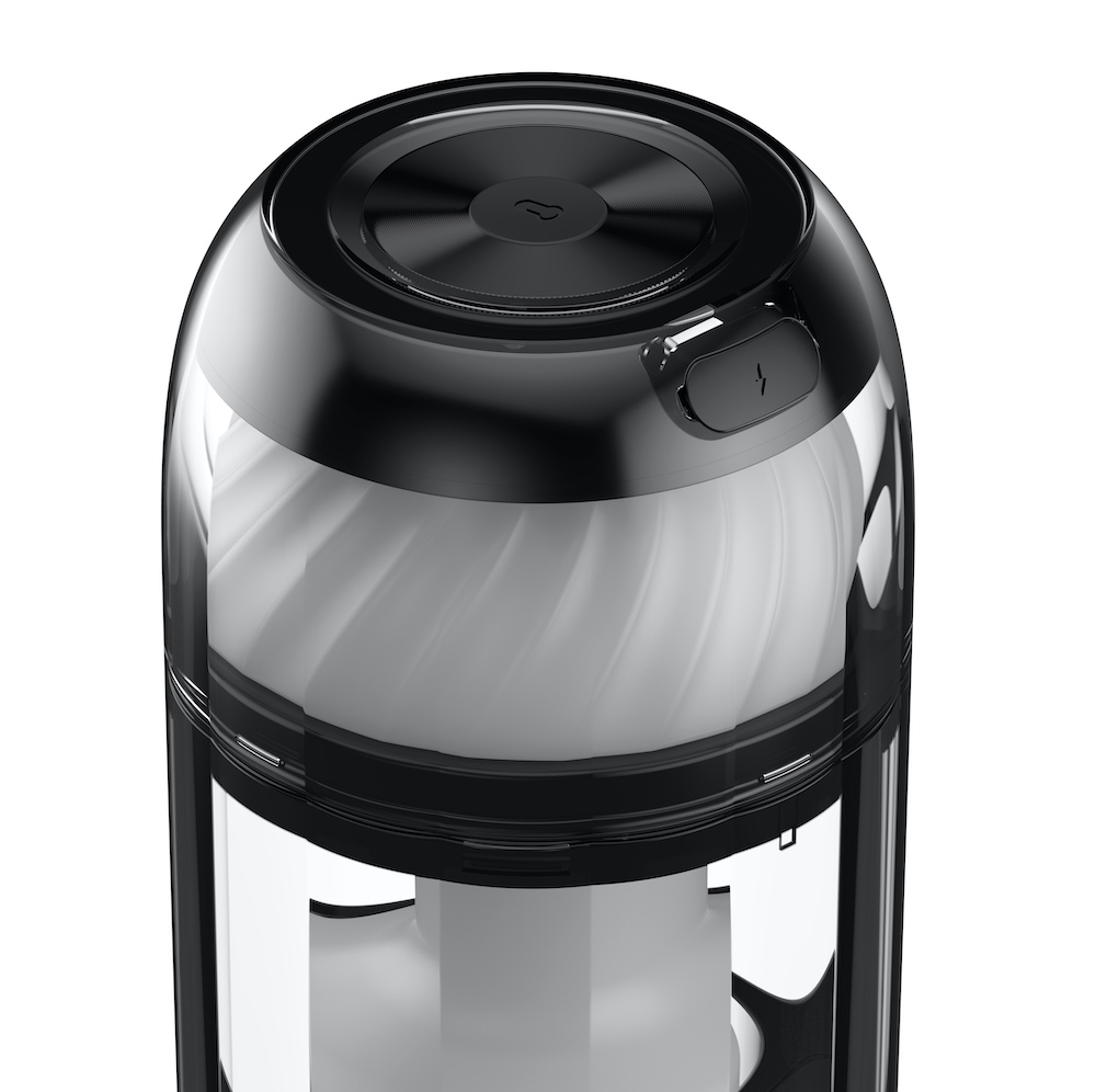 KAOTIK - The Cocoon 可加热抽插震动智能飞机杯 - 黑色 照片-3