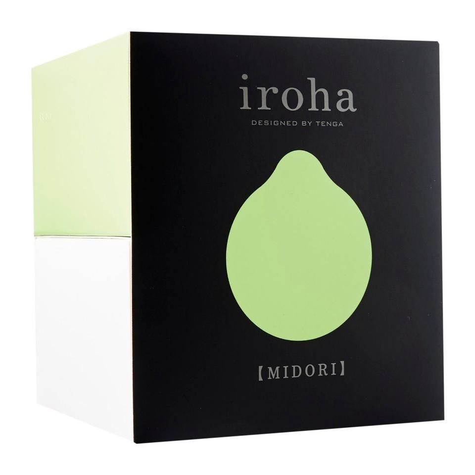 Vibrator sex toy for women designed by Tenga using soft touc... Iroha - Hanamidori Massager - Green photo-22