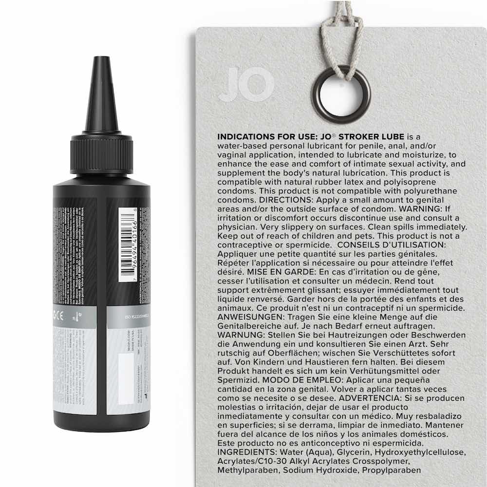 Designed for strokers and penis-focused pleasure product... JO - Stroker Lubricant - 120ml photo-2