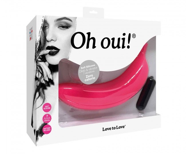 Fancy a sweet treat ?
With the Banana «Oh Oui» do not stay o... Love to Love - Oh Oui ! Vibro Dildo - Pink photo-3