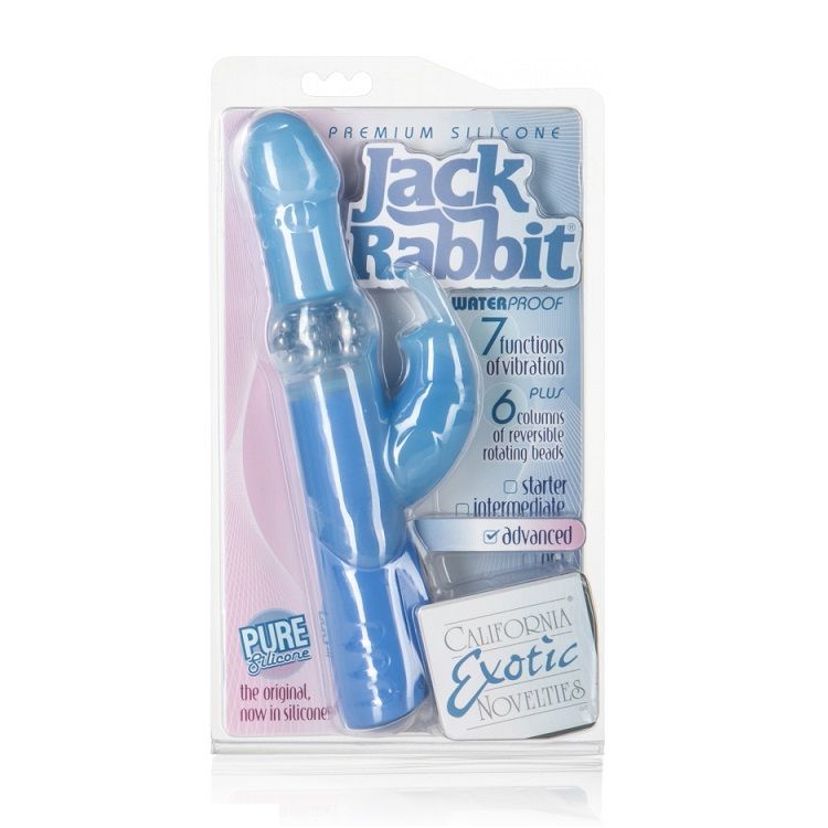 The luxurious Premium Silicone Jack Rabbit is the ultimate c... CEN - Premium Silicone Jack Rabbit - Blue photo-7