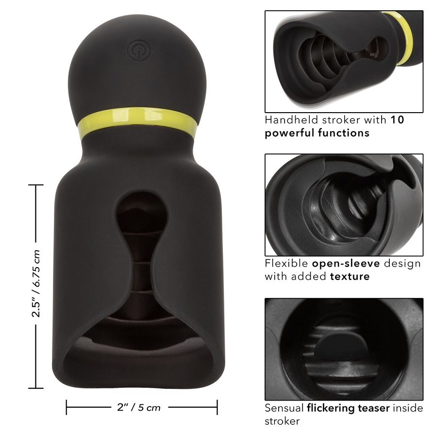 .
CEN - Boundless 閃爍震動自慰器 - 黑色 照片-11