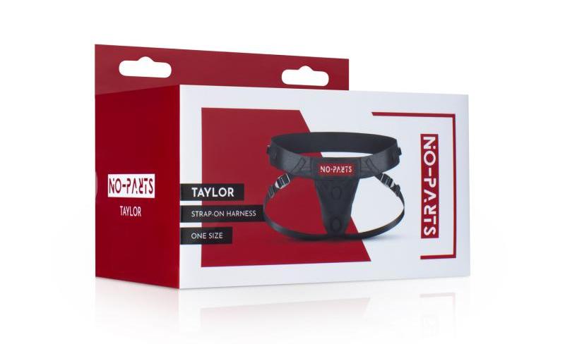 Enjoy a fantastic experience together with this No-Parts Str... No-Parts - Taylor Strap-On Harness - Black photo-5
