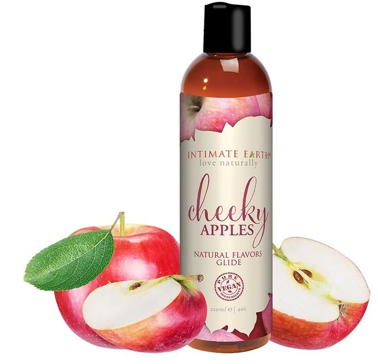 The delicious taste and smell of crisp fall apples is tart a... Intimate Earth - Cheeky Apples Glide - 120ml photo-2