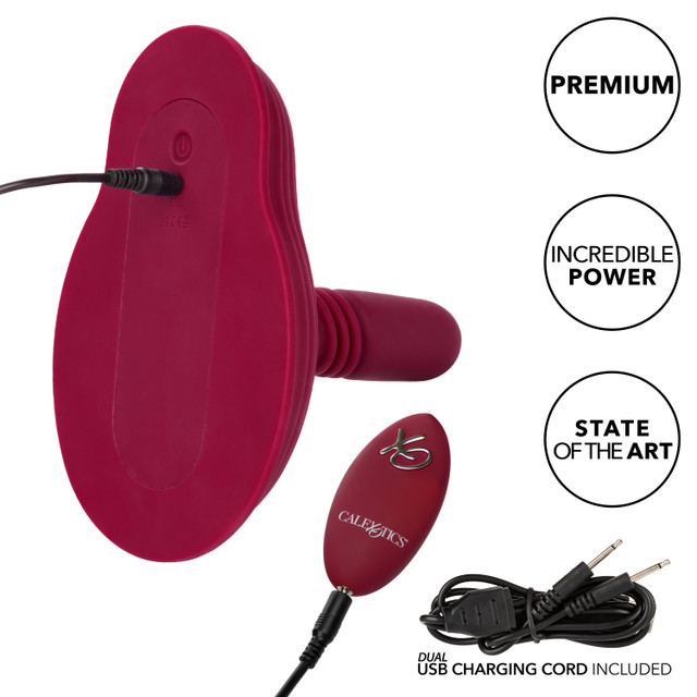 Own your pleasure with the Dual Rider Remote Control Thrust ... CEN - Dual Rider Thrust & Grind Massager - Red photo-14