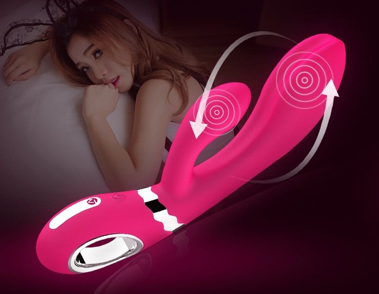 A rechargeable rabbit vibrator for G-spot and clitoral stimu... Nomi Tang - Wild Rabbit - Purple photo-14
