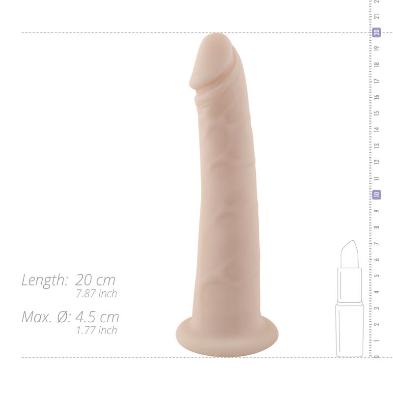 The size of the Logan dildo makes it perfect for experienced... No-Parts - Rowan Dildo 20cm - Skin photo-7