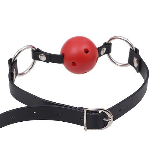 S&M - Breathable Ball Gag - Red photo