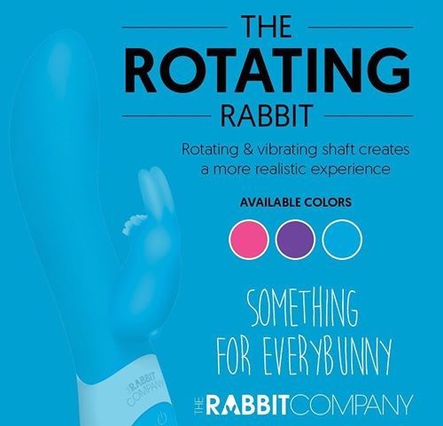 Take your pleasure for a spin! The Rotating Rabbit features ... TRC - The Rotating Rabbit - Blue photo-3